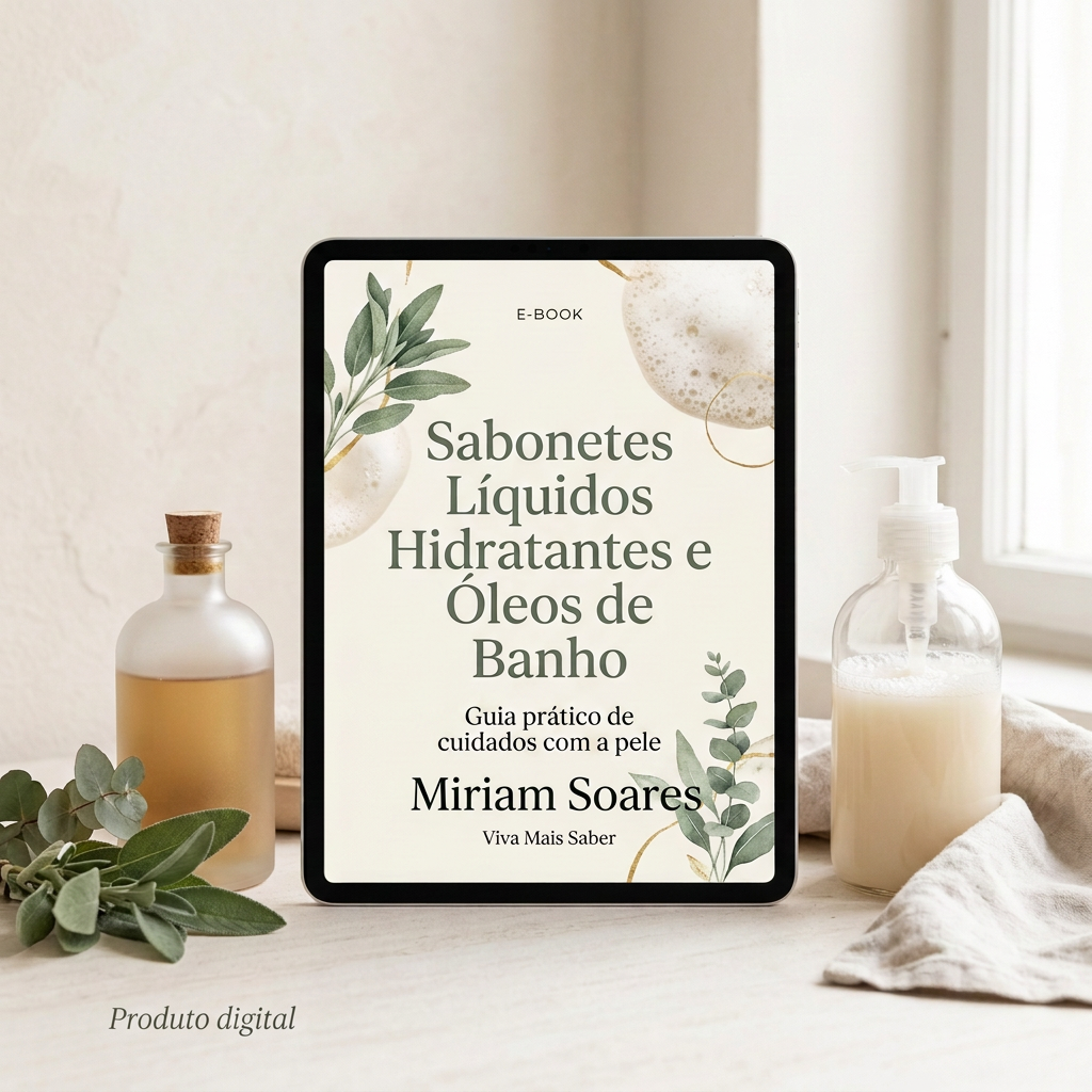 E-book: Sabonetes Líquidos Hidratantes e Óleos de Banho